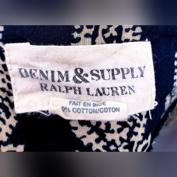 Denim and Supply Ralph Lauren Paisley Printed Tiered books Maxi dress S/P - Picture 10 of 10